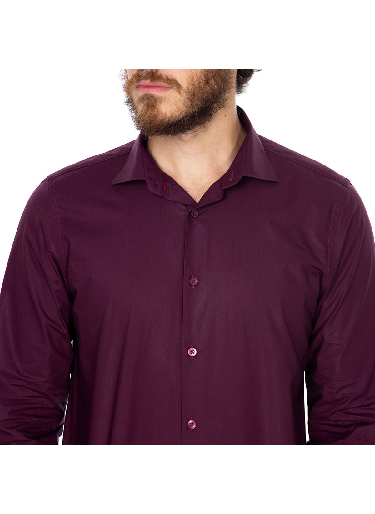 camisa lisa social