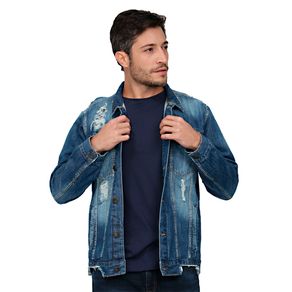jaqueta jeans masculina tng