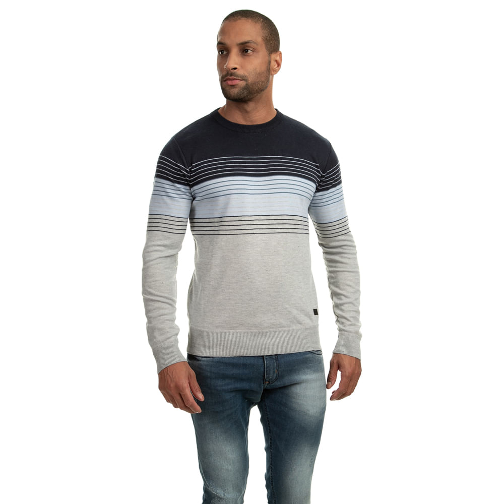 Suéter Masculino Tricô Listras TNG storetng