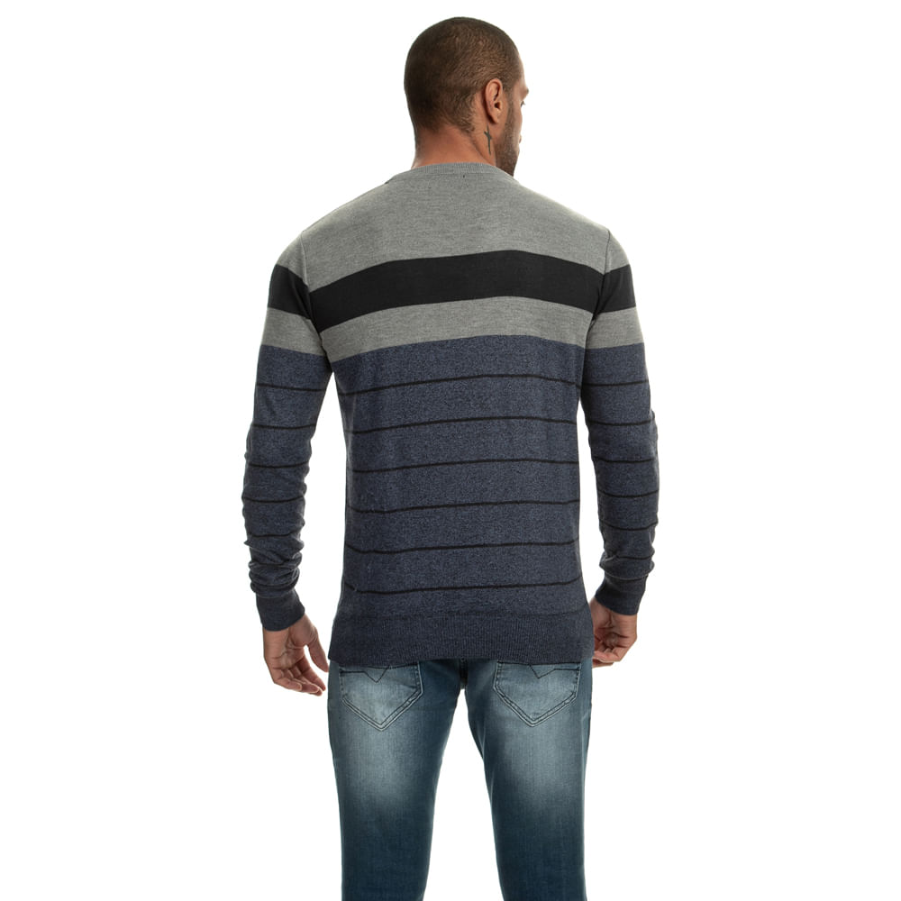 Suéter Masculino Tricô Listras TNG storetng
