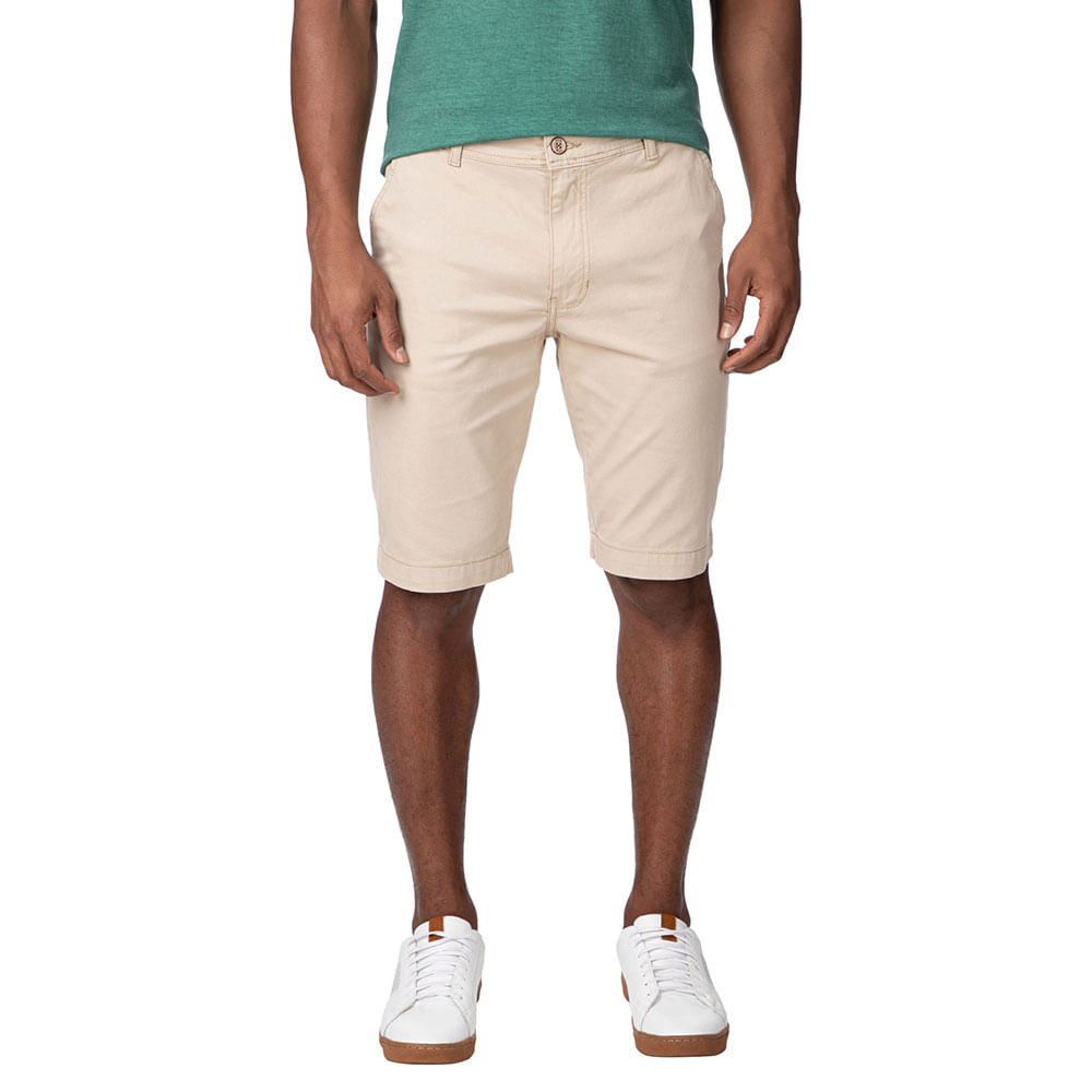 Bermuda Masculina Sarja Chino
