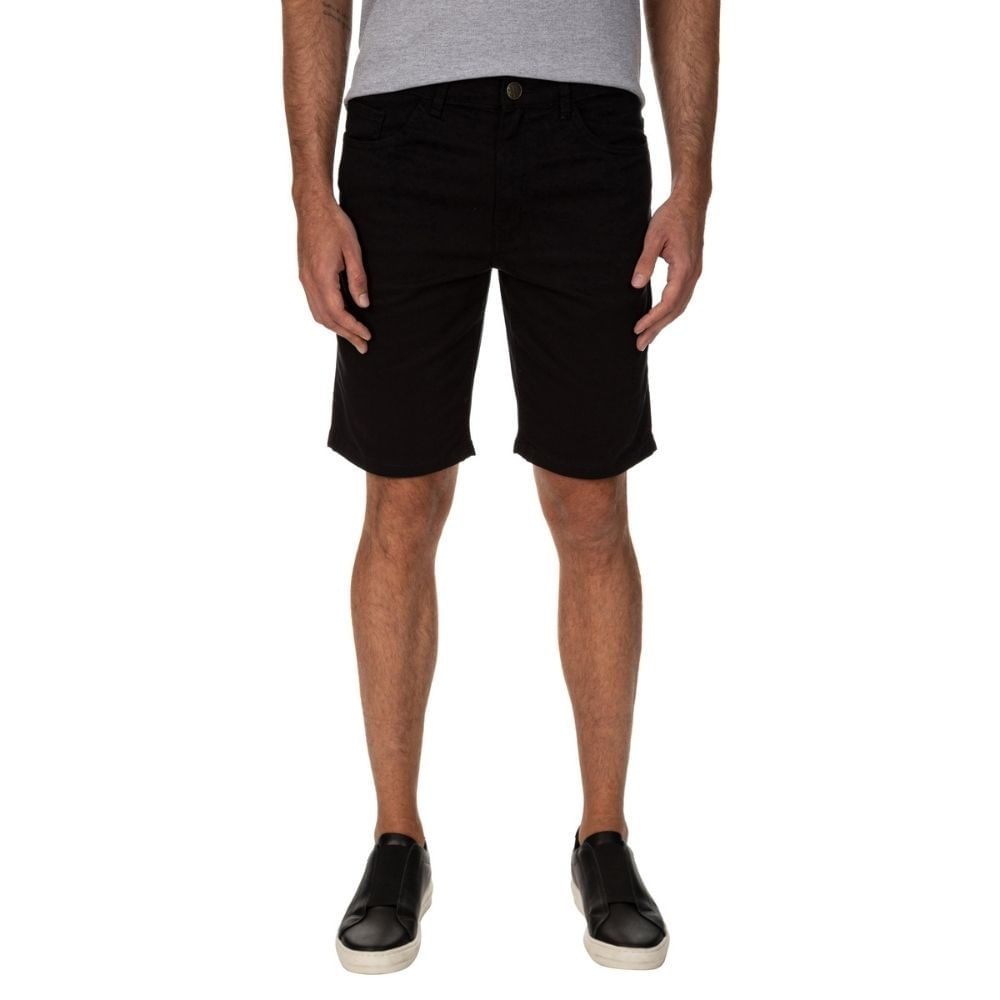 Bermuda Sarja Five Pockets Color Masculina