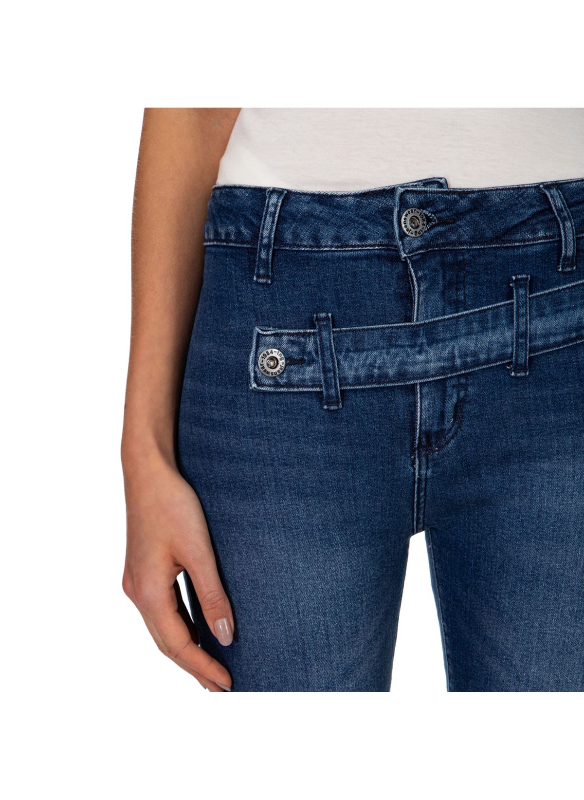 Calça Feminina Jeans Skinny Delavê