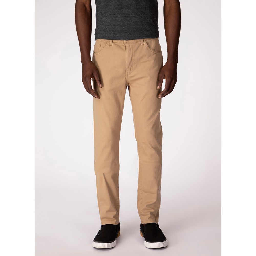 Calça Caqui Masculina Calça Sarja Masculina 52 CALCA COLOR