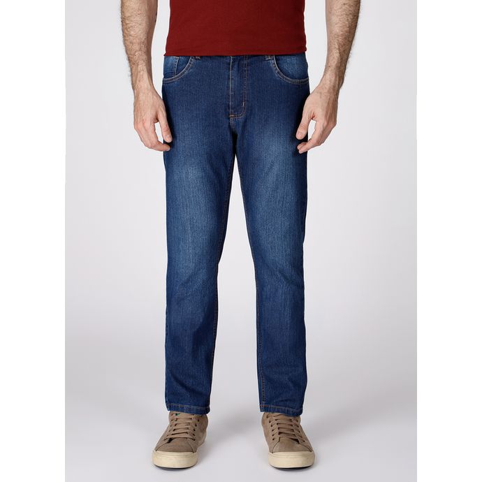 Calça Masculina Reta Jeans - Moda Online - Calça Jeans; Blusas