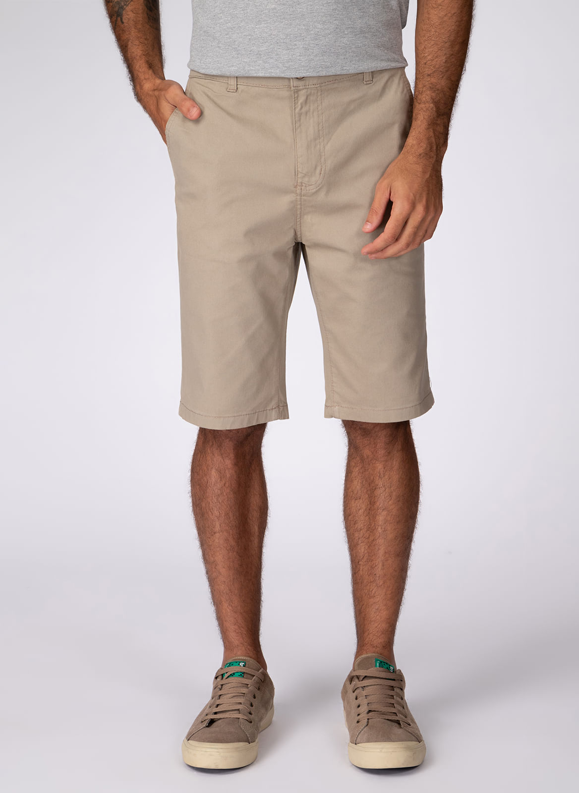 Bermuda Sarja Chino Slim Color