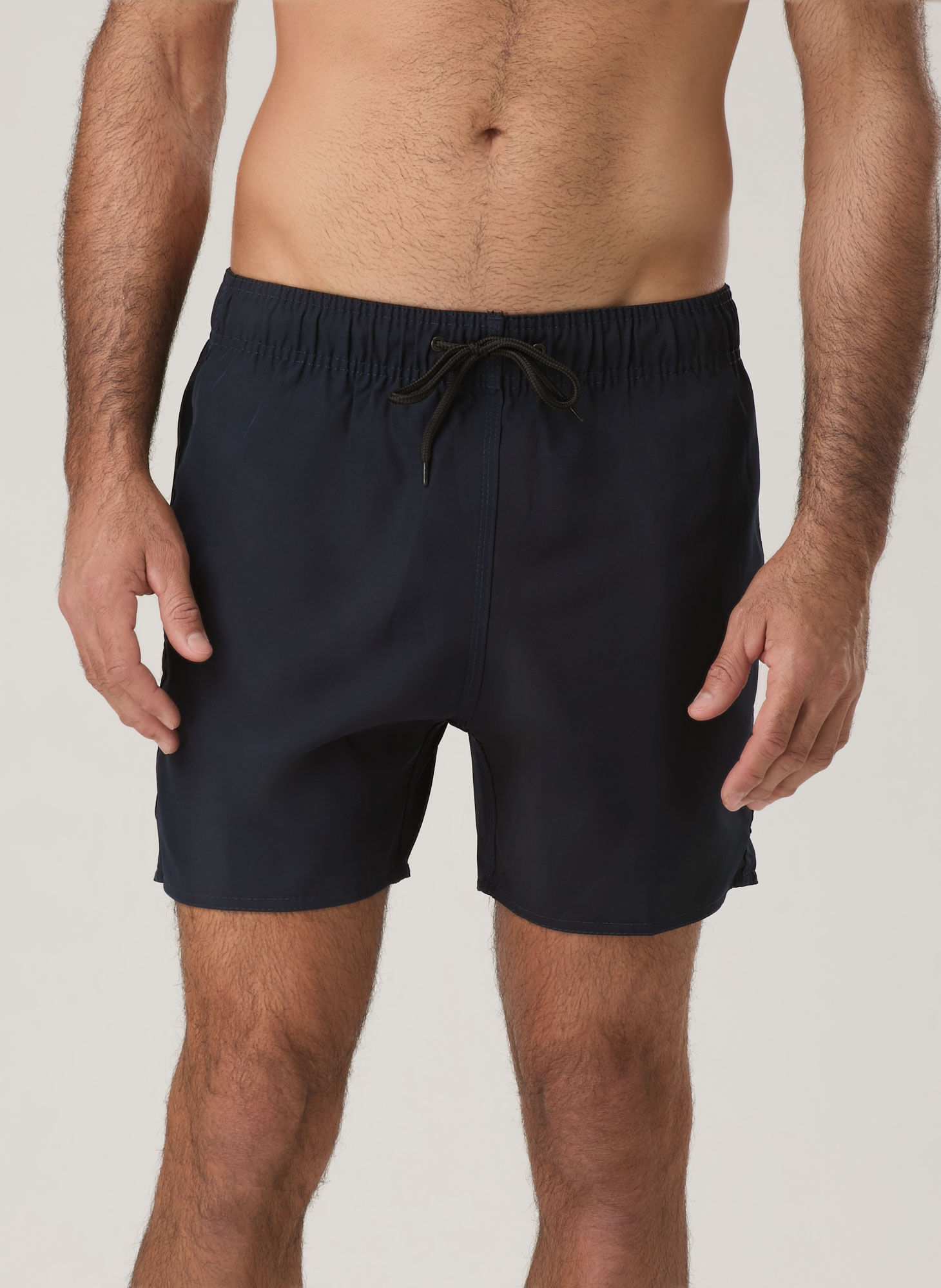 Short De Água Liso Masculino