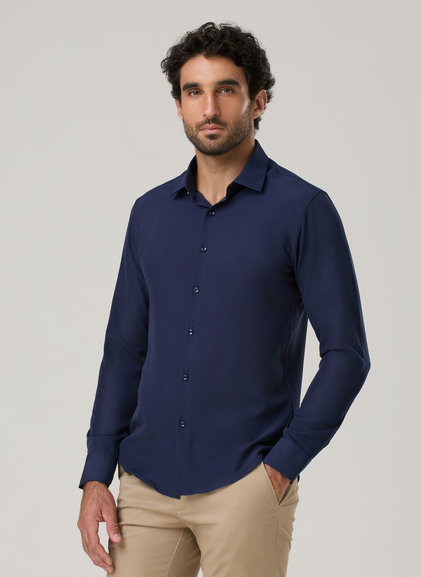 Camisa Esporte Micro Elastano