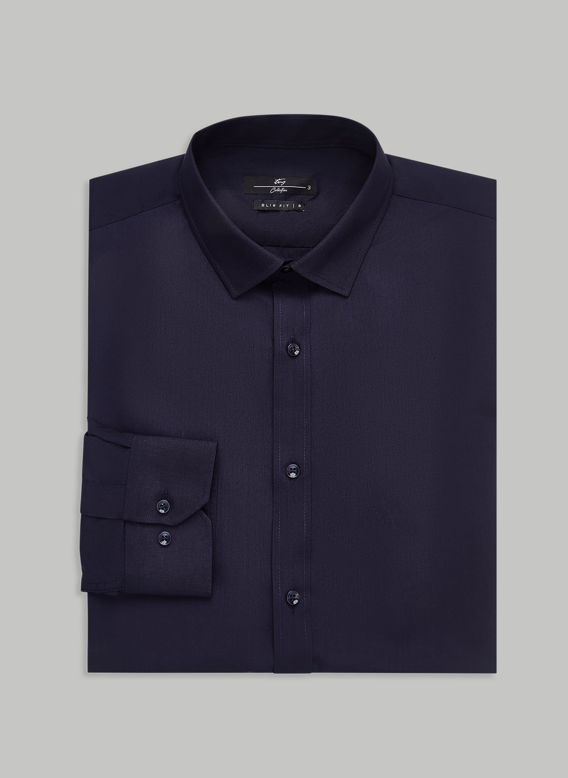 Camisa Social Fio Tinto Manga Longa