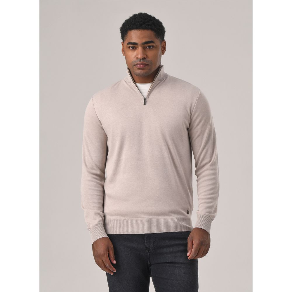 TRICOT BÁSICO MEIO ZÍPER - TNG