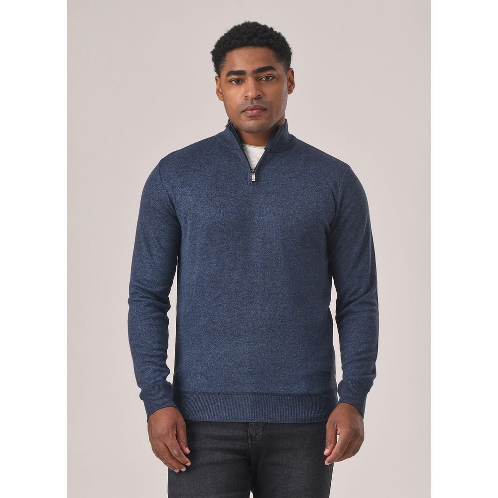 TRICOT BÁSICO MEIO ZÍPER - TNG