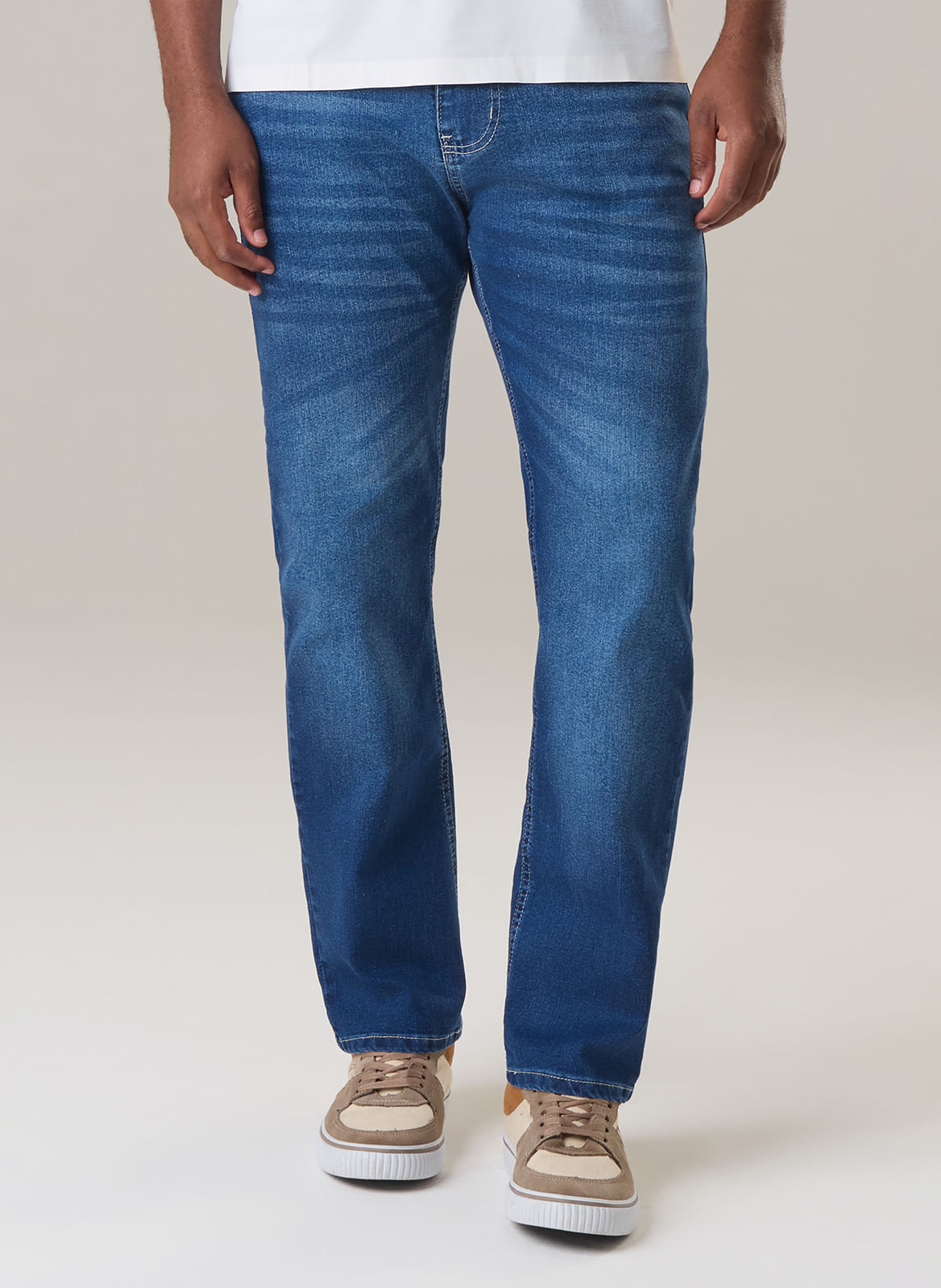 Calça Jeans Masculina Regular