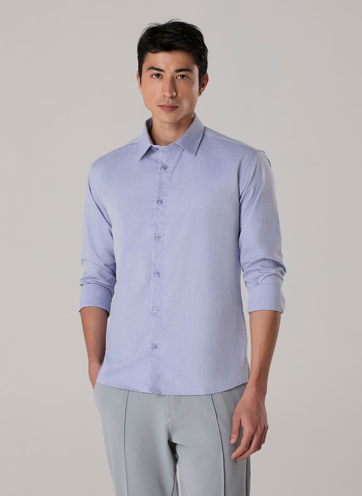 Camisa Social Tricoline Mescla