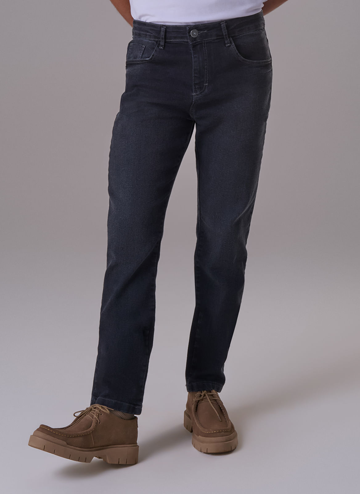 Calça Jeans Slim Lavada