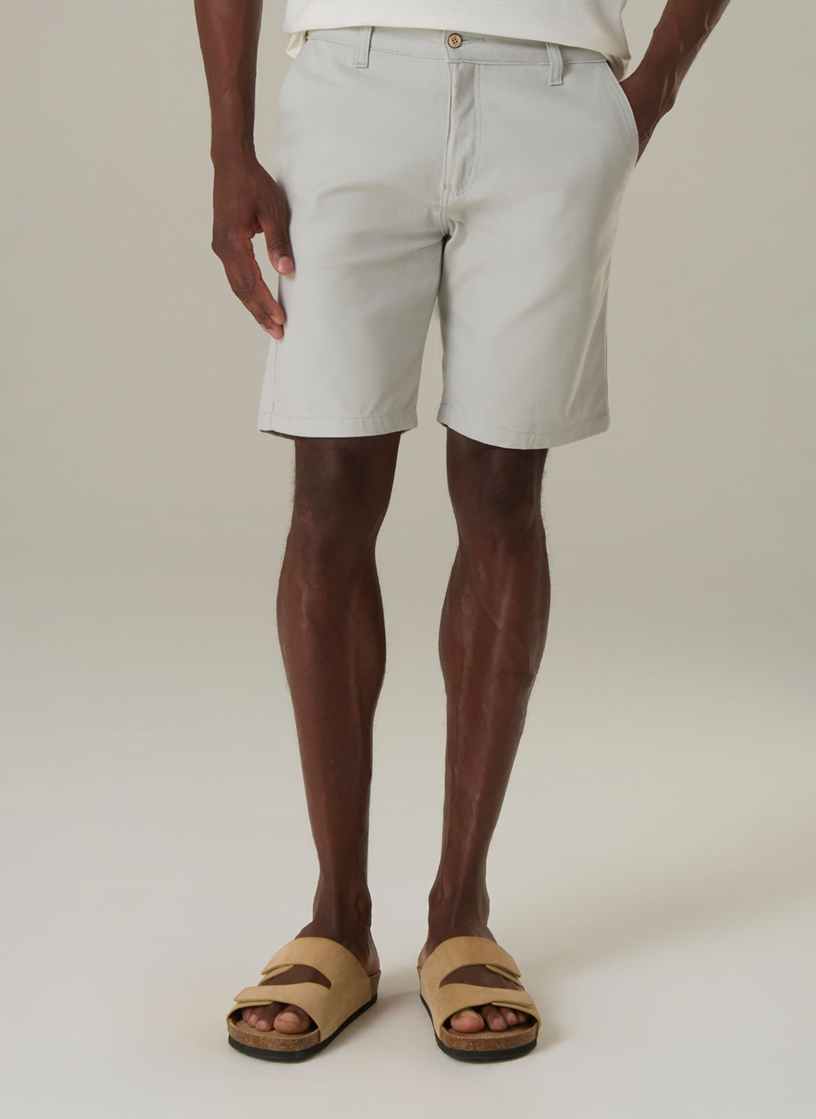 Bermuda Masculina Sarja Chino Tng