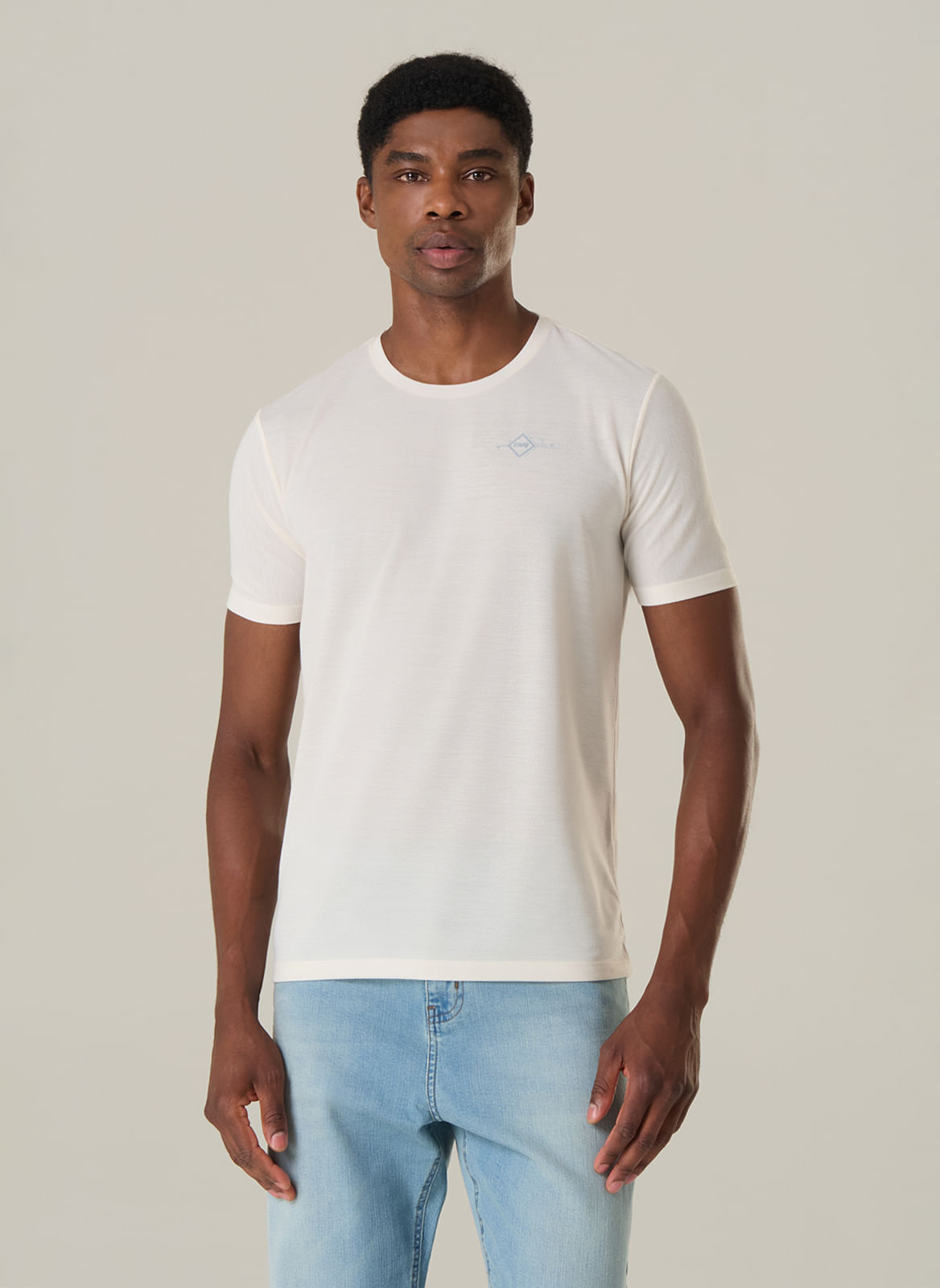 Camiseta Malha Crepe Silk