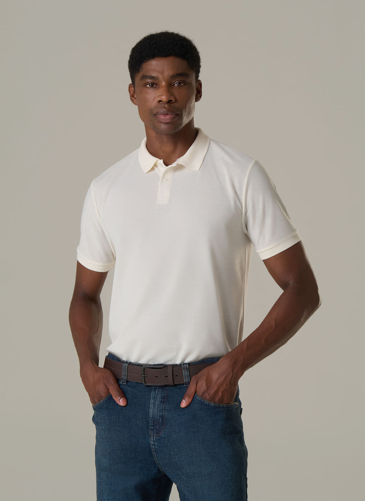 Polo Malha Crepe