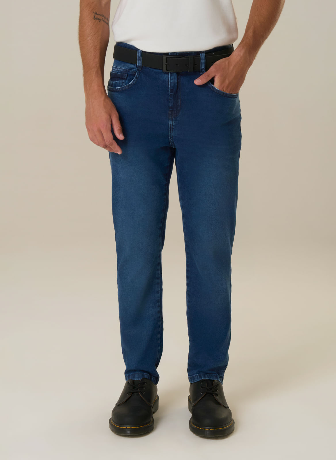 Calca Jeans Masculina Regular