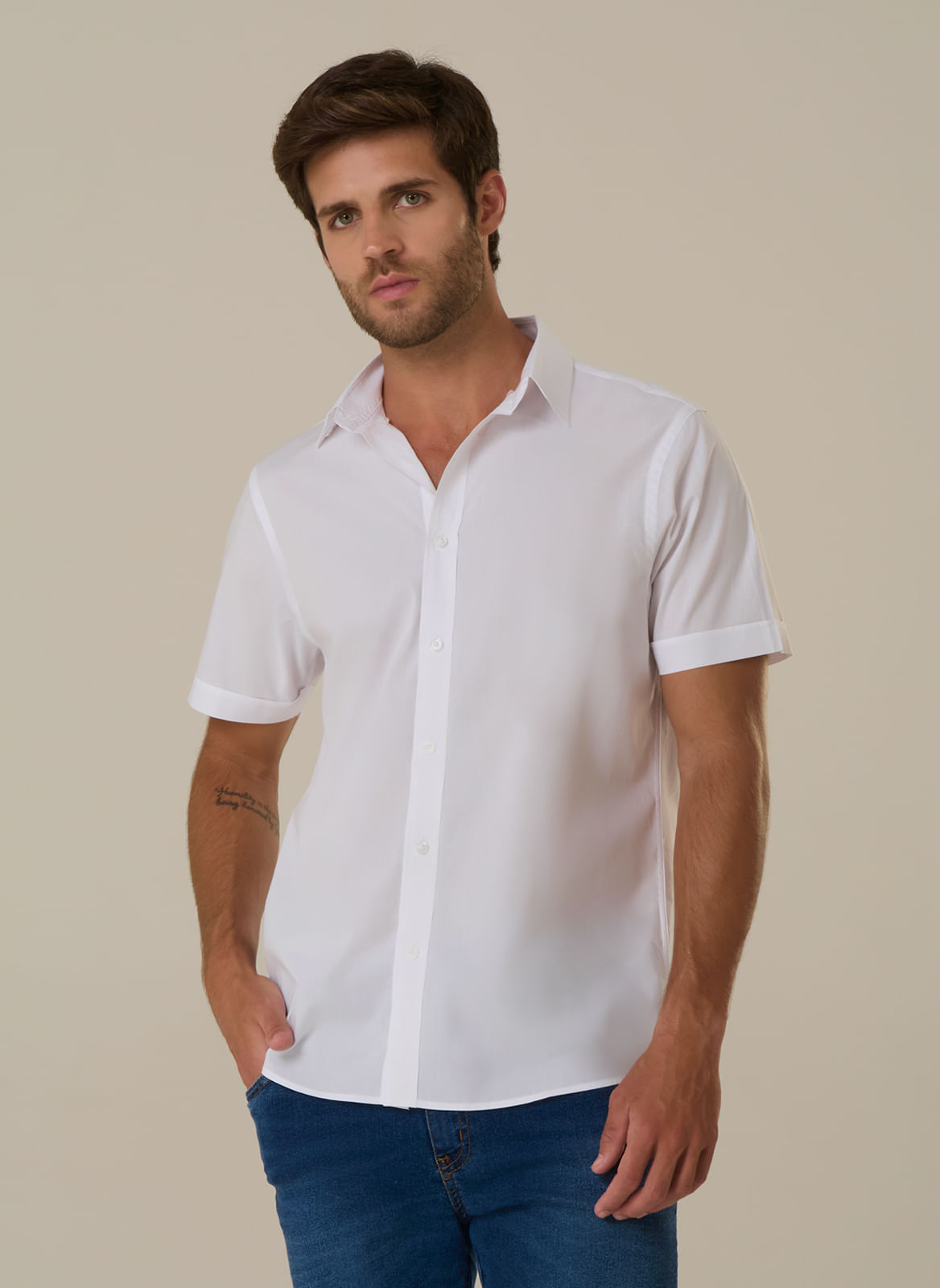 Camisa Esporte Algodão