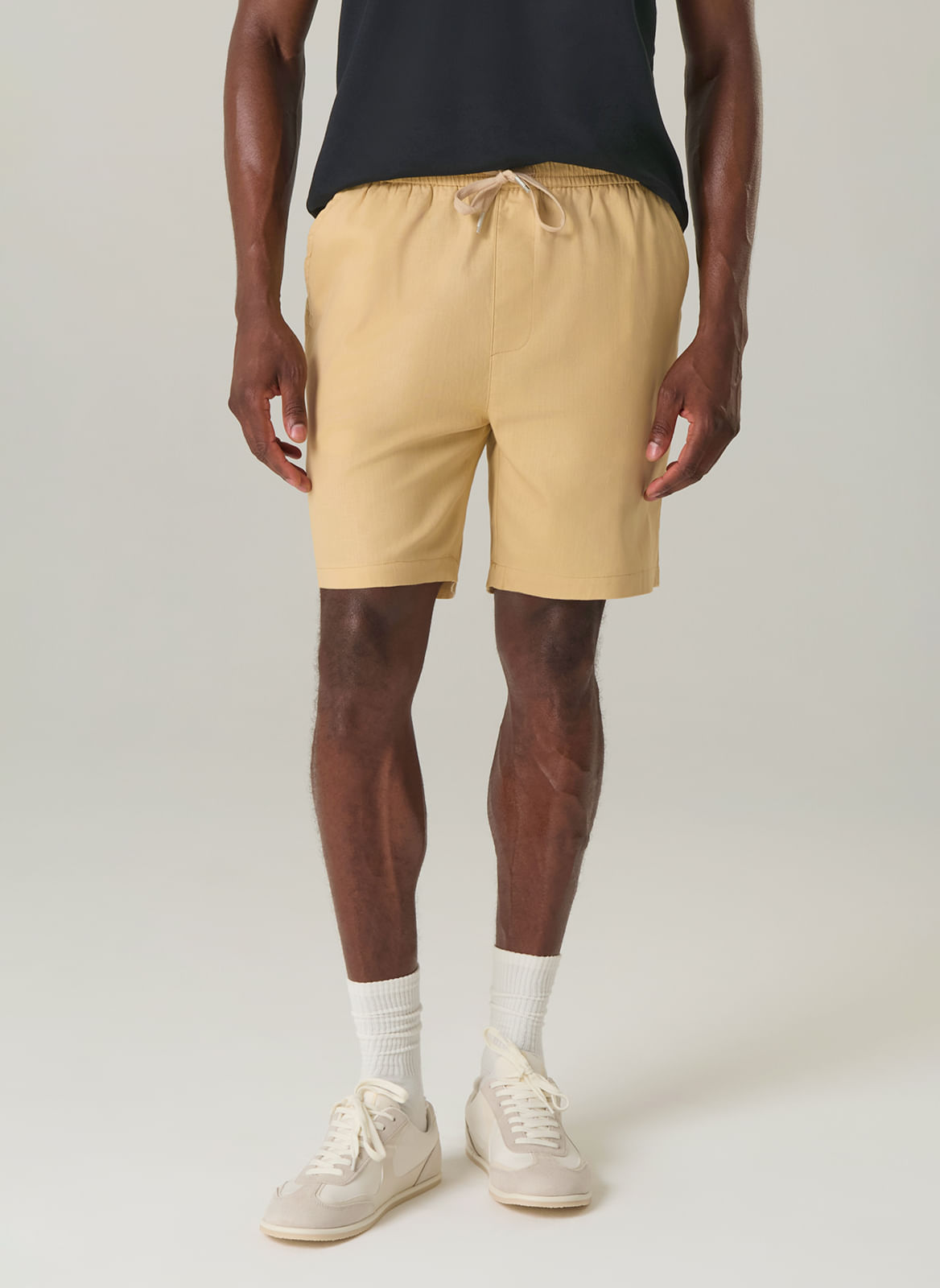 Shorts Cós Elastico C/ Elastano