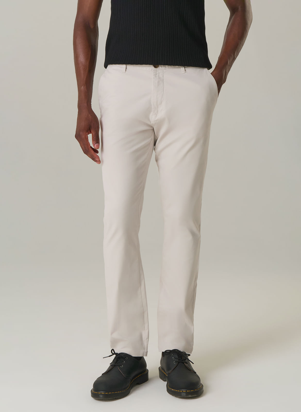 Calça Chino Color Elastano