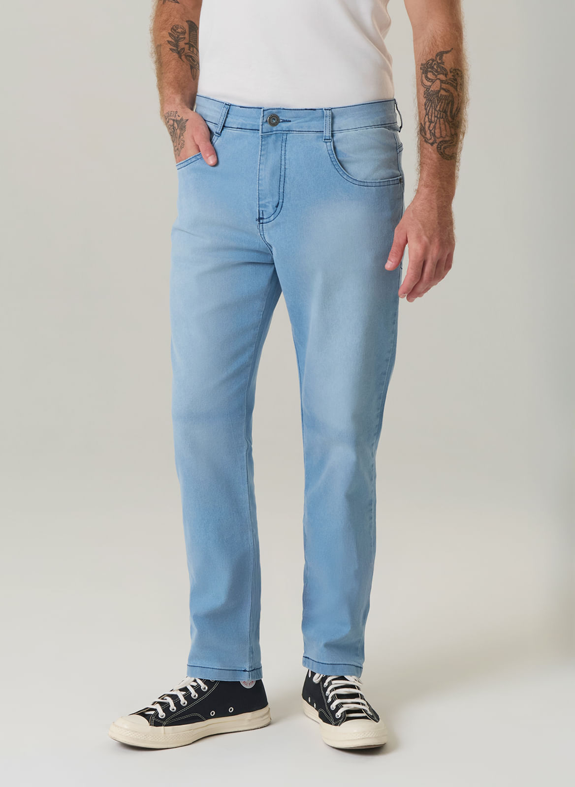 Calça Jeans Masculina Slim