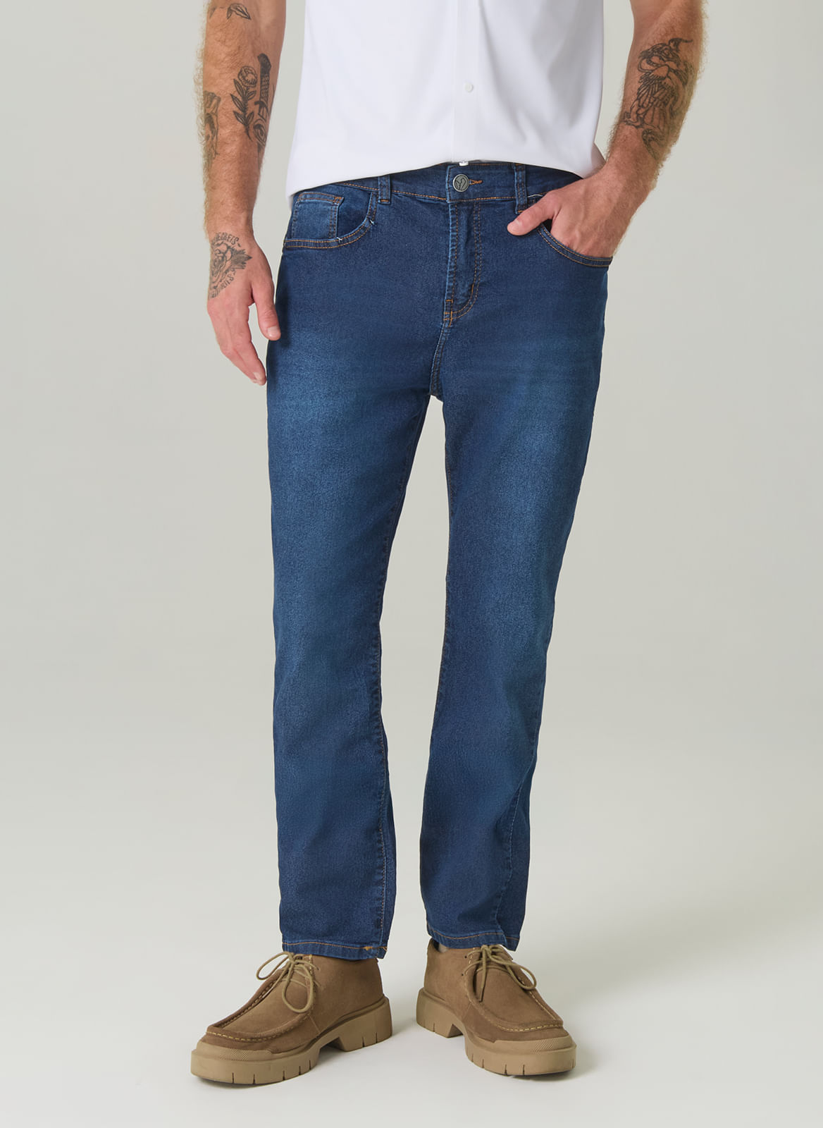Calça Jeans Regular