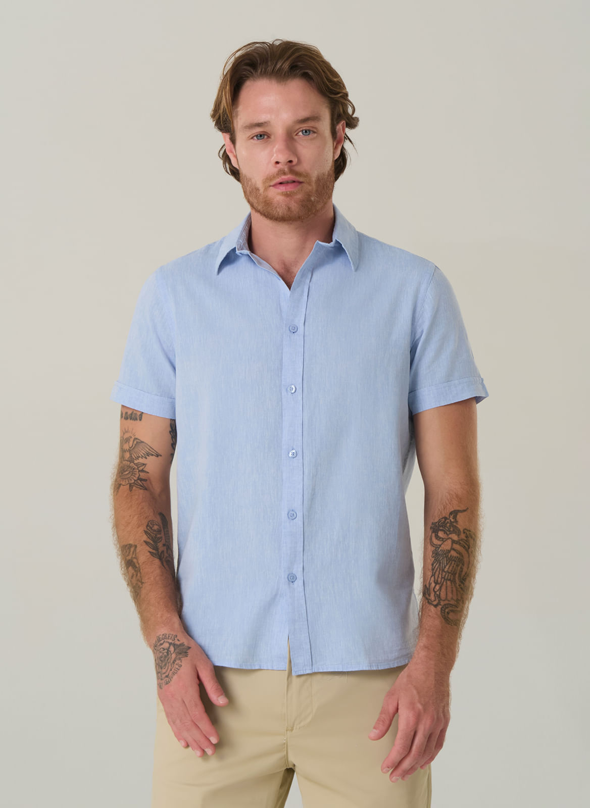 Camisa Esporte De Linho