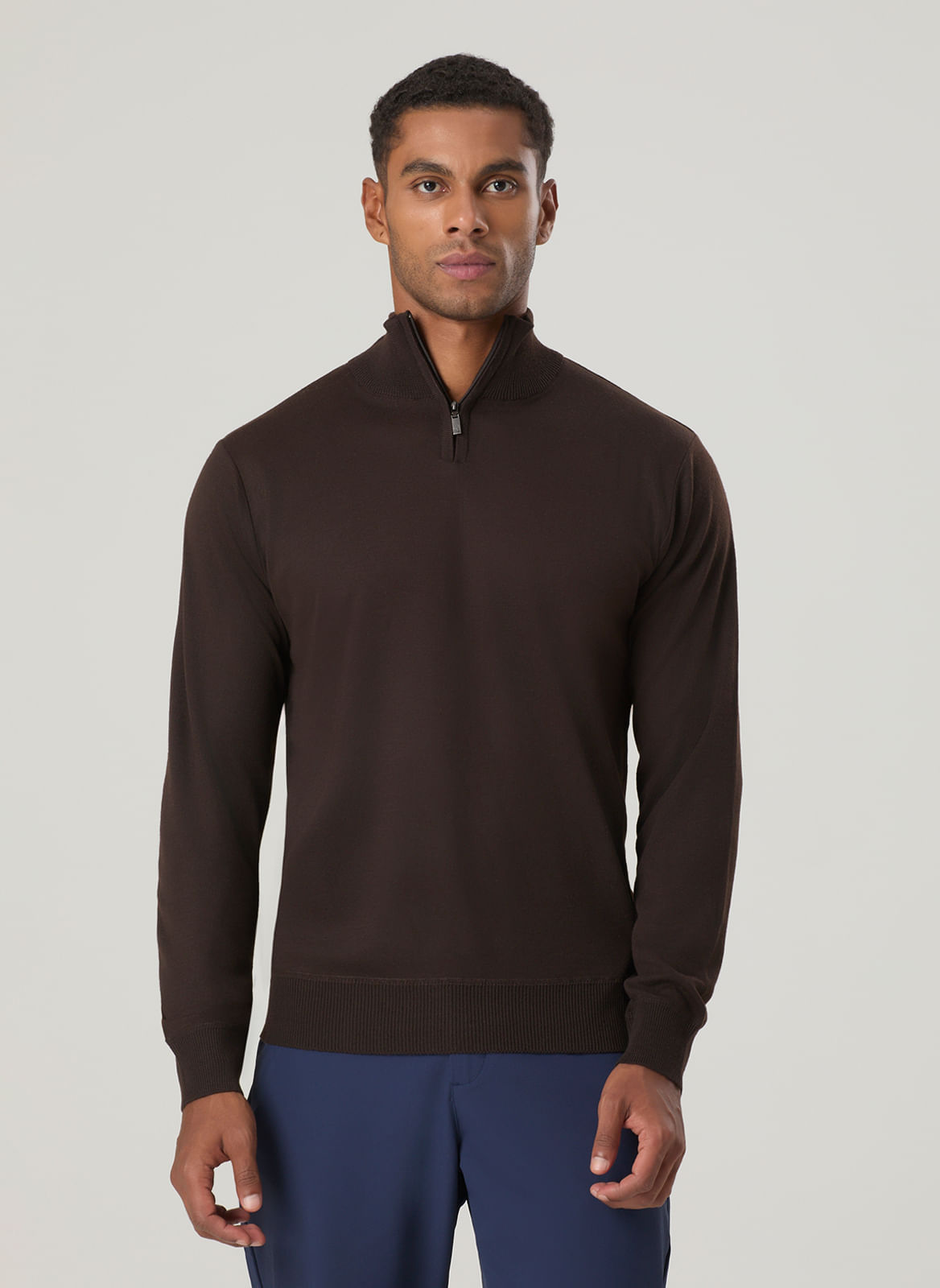 Tricot Meio Zíper Vivo