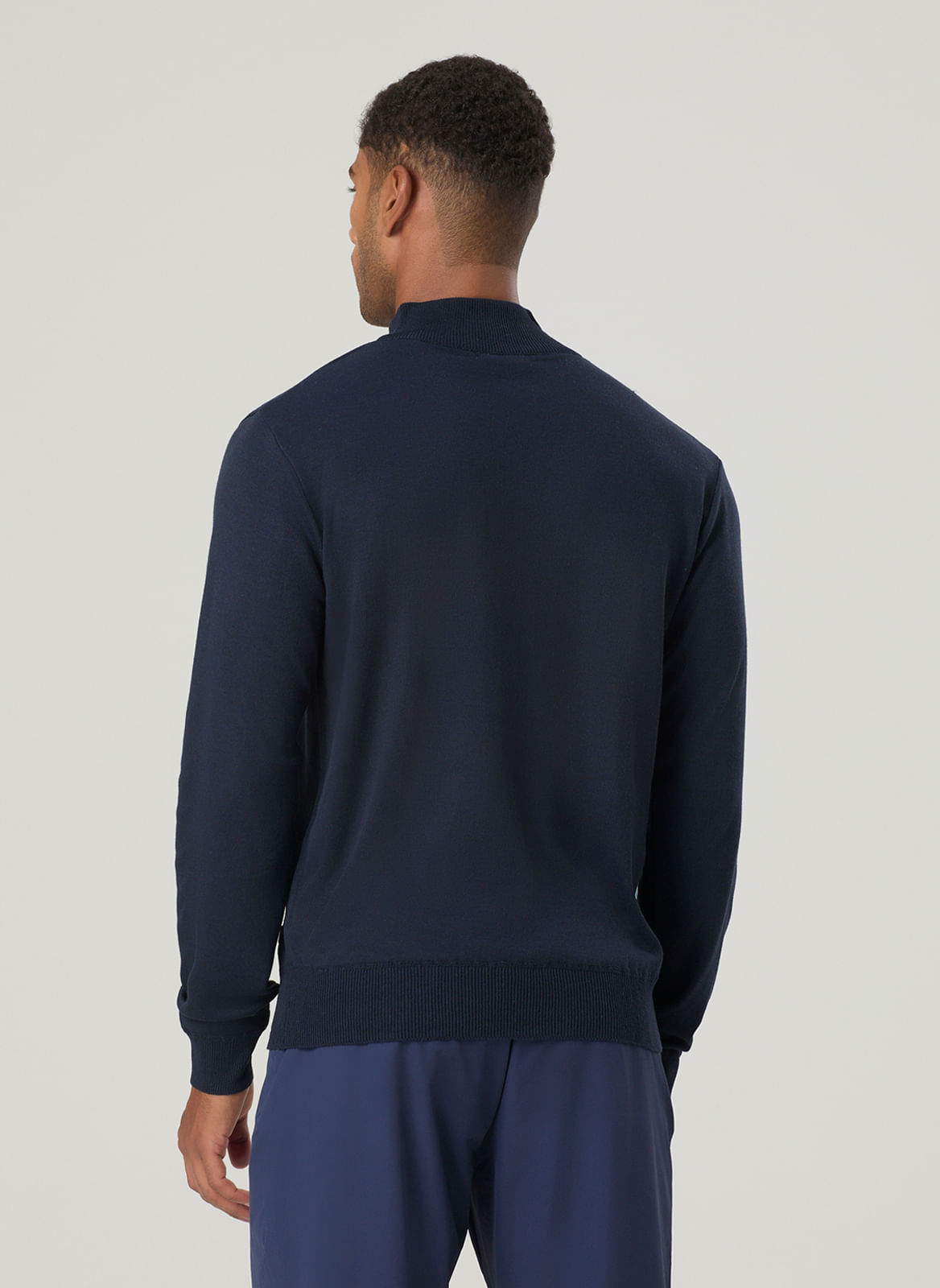 TRICOT MEIO ZÍPER LISO - TNG