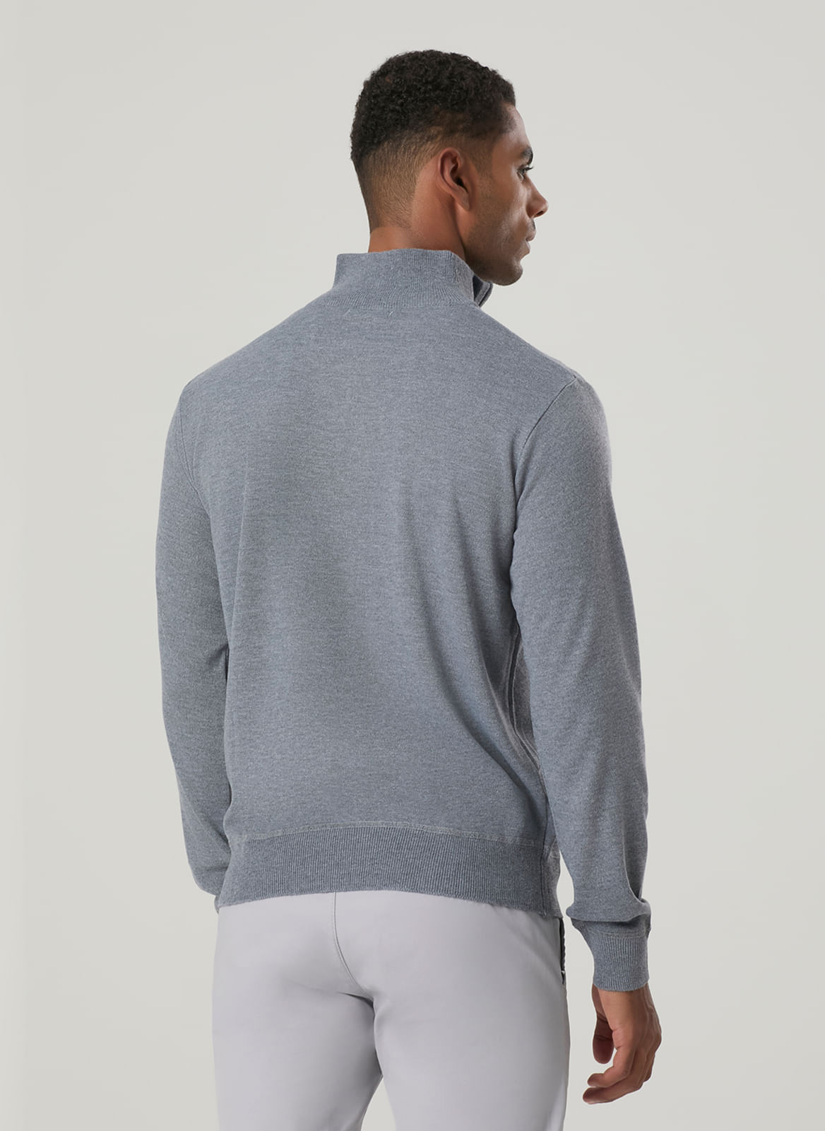 TRICOT MEIO ZÍPER LISO - TNG
