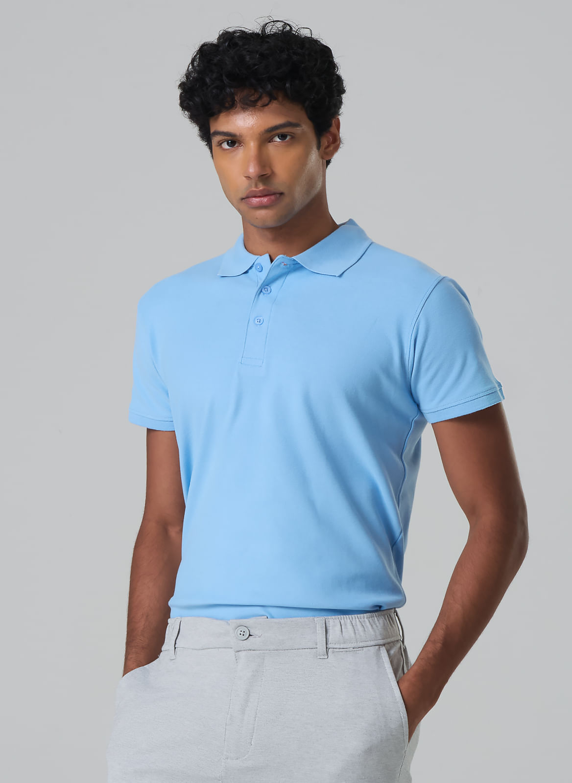 Polo Básica Piquet Com Elastano