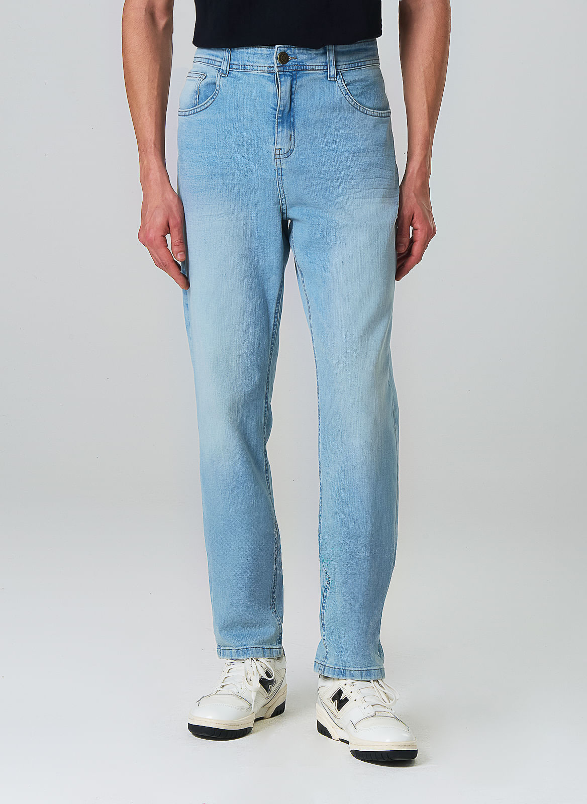 Calça Jeans Slim Delavê